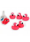 5 flamingo badfiguren in net