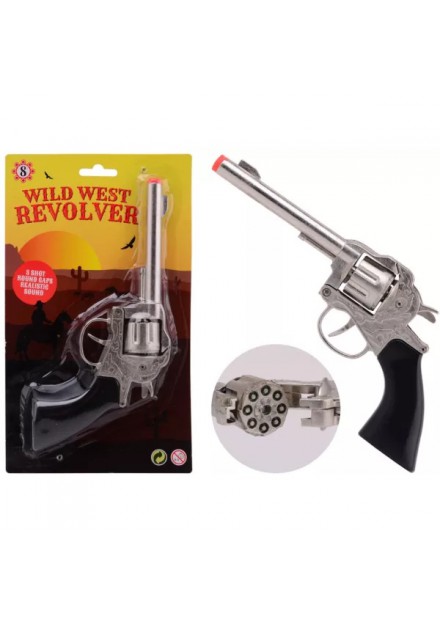 8-schots metalen pistool Wild west