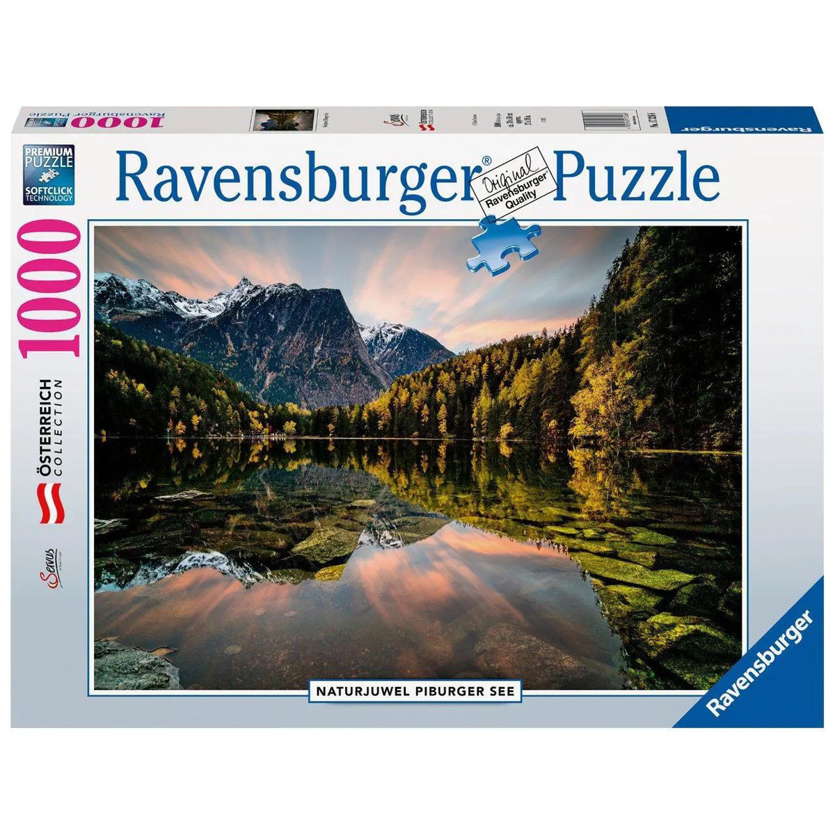 Ravensburger puzzel 00610 lake Piburger 1000 stukjes 2