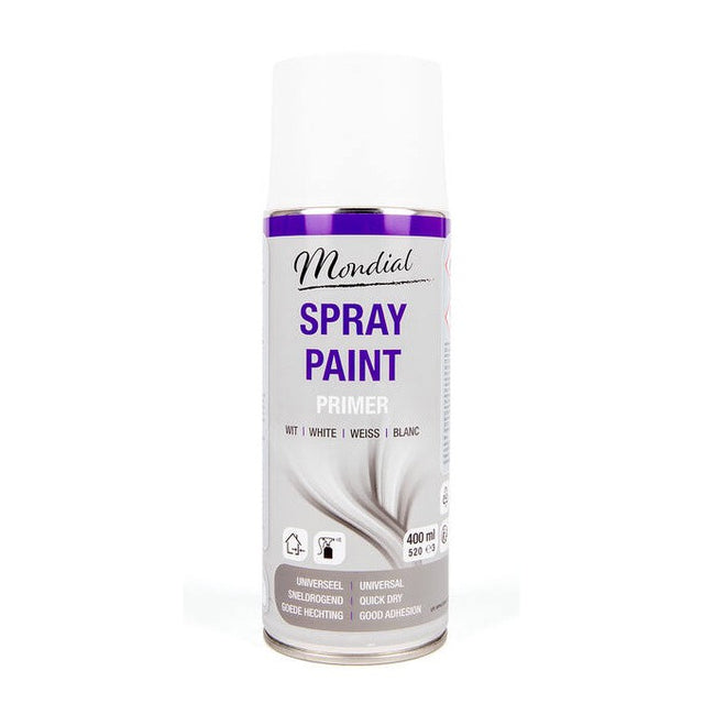 Mondial Spray Paint Primer Wit 400 ml