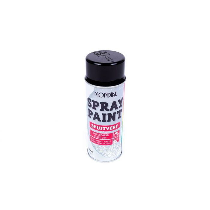 MONDIAL SPUITBUS RAL 9005 HOOGGLANS ZWART 400ML