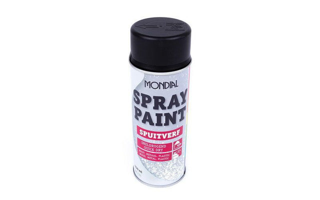 MONDIAL SPUITBUS RAL 9005 ZIJDEGLANS ZWART 400ML