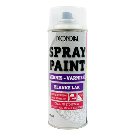 MONDIAL SPUITBUS BLANKE LAK HOOGGLANS 400ML