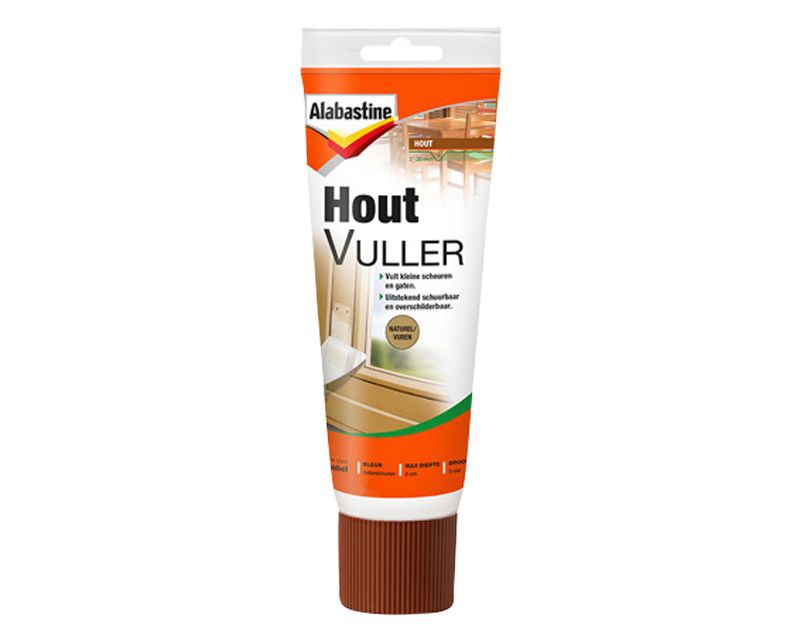 ALABASTINE HOUTVULLER 330 GR TUBE( naturel/ vuren