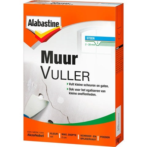 ALABASTINE MUURVULLER 1 KG