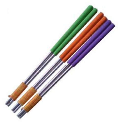 Aluminium Diabolo stokjes  paars of groen