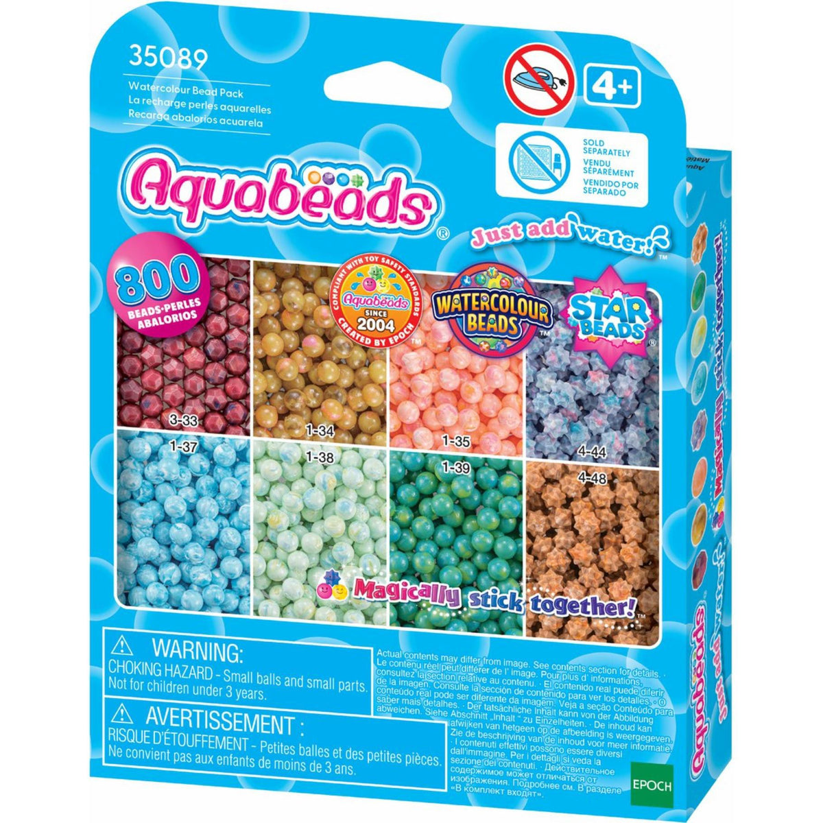 Aquabeads navulling multikleuren parel mix