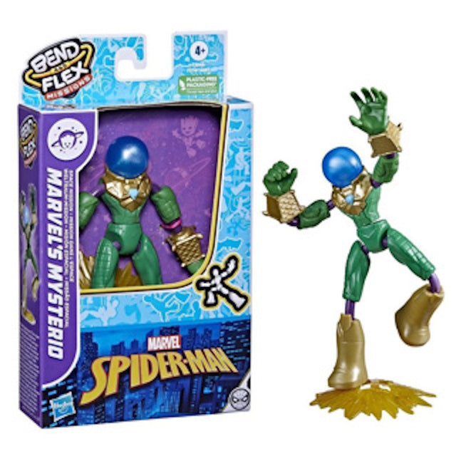 Spiderman Bend N Flex Space Mission Figuur Marvels mystero