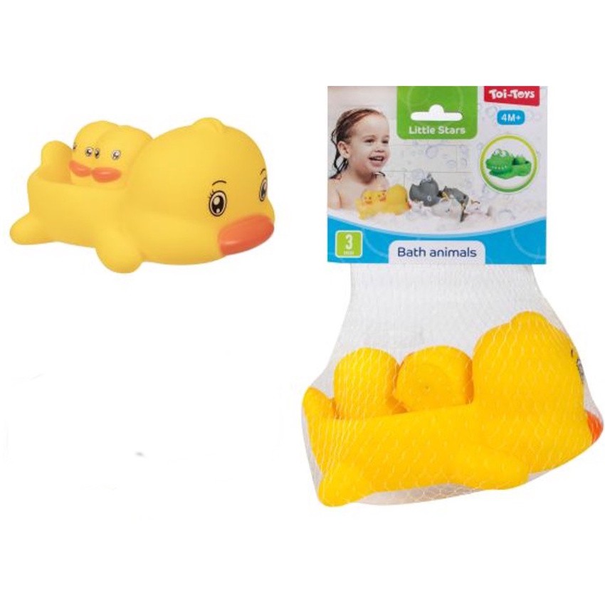 Baby bad dieren set a 3 stuks eend