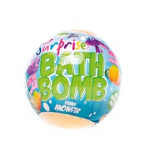 Bad bruisballen Funny Monsters Met Surprise  groen – Bubble gum