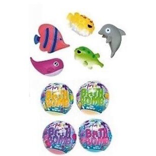 Bad bruisballen Funny Monsters Met Surprise   geel – peer