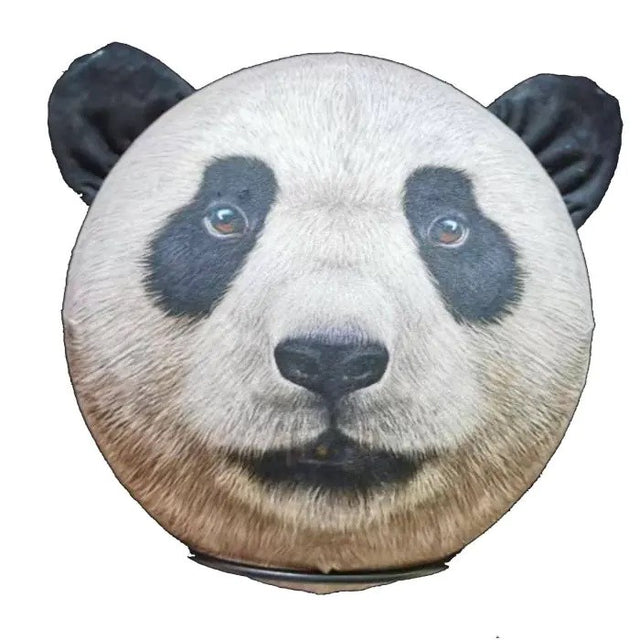 Pluchiez Bal bouncing furry wild animals 23 cm  panda
