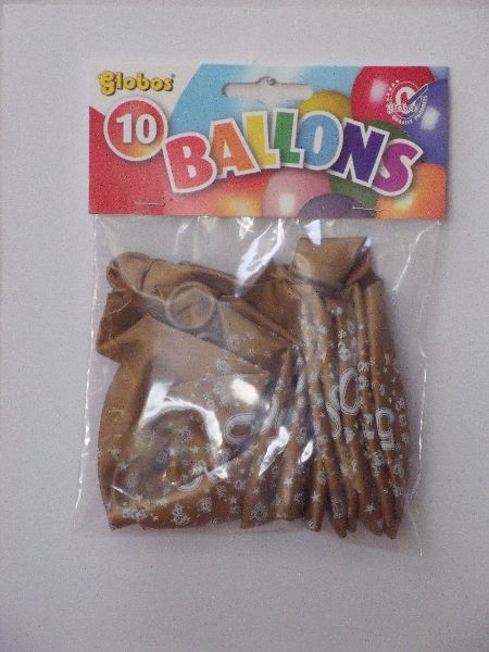 Ballonnen cijfer 50 no. 14 metallic 8 stuks 2