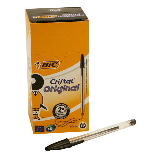 Balpen Bic cristal zwart