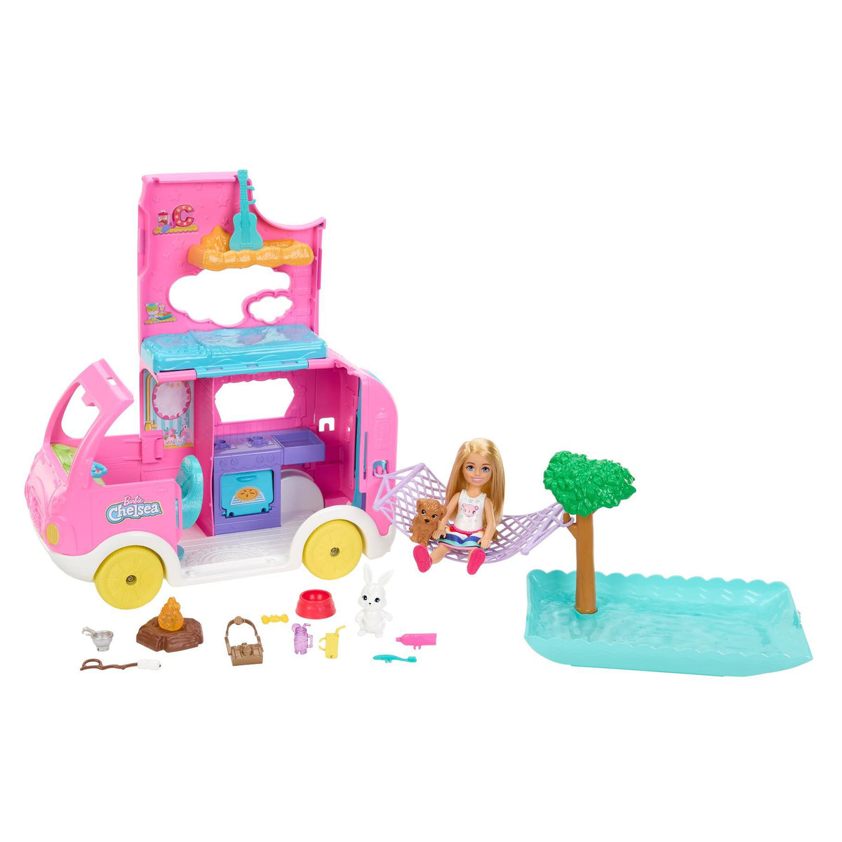 Barbie Family Chelsea Camper New 2