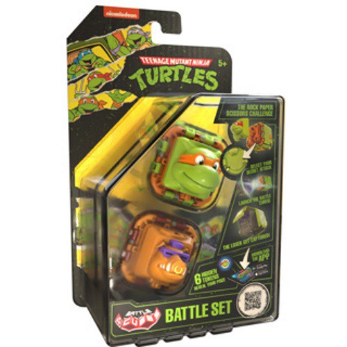 Battle Cubes Turtles 2-Pack Mikey VS Bebop