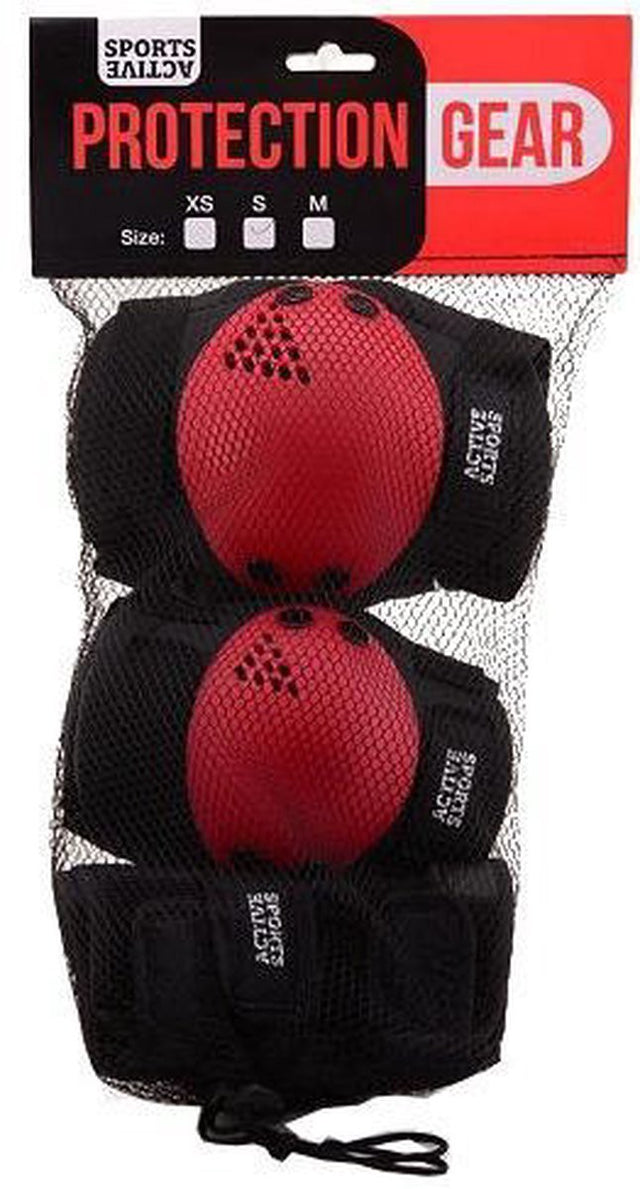 Beschermset Sports Active Junior Rood -DELIG MAAT  S