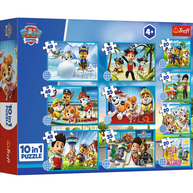 Trefl Puzzel 10 in 1 Paw patrol Team