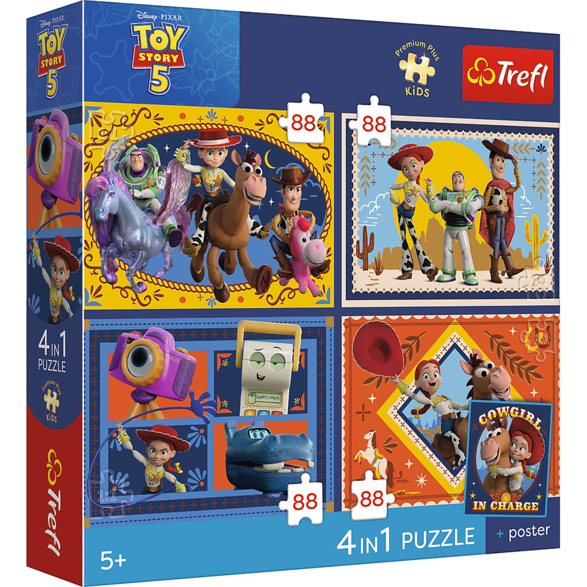 Trefl Puzzel 4 in 1 Toy Story 5 4x88