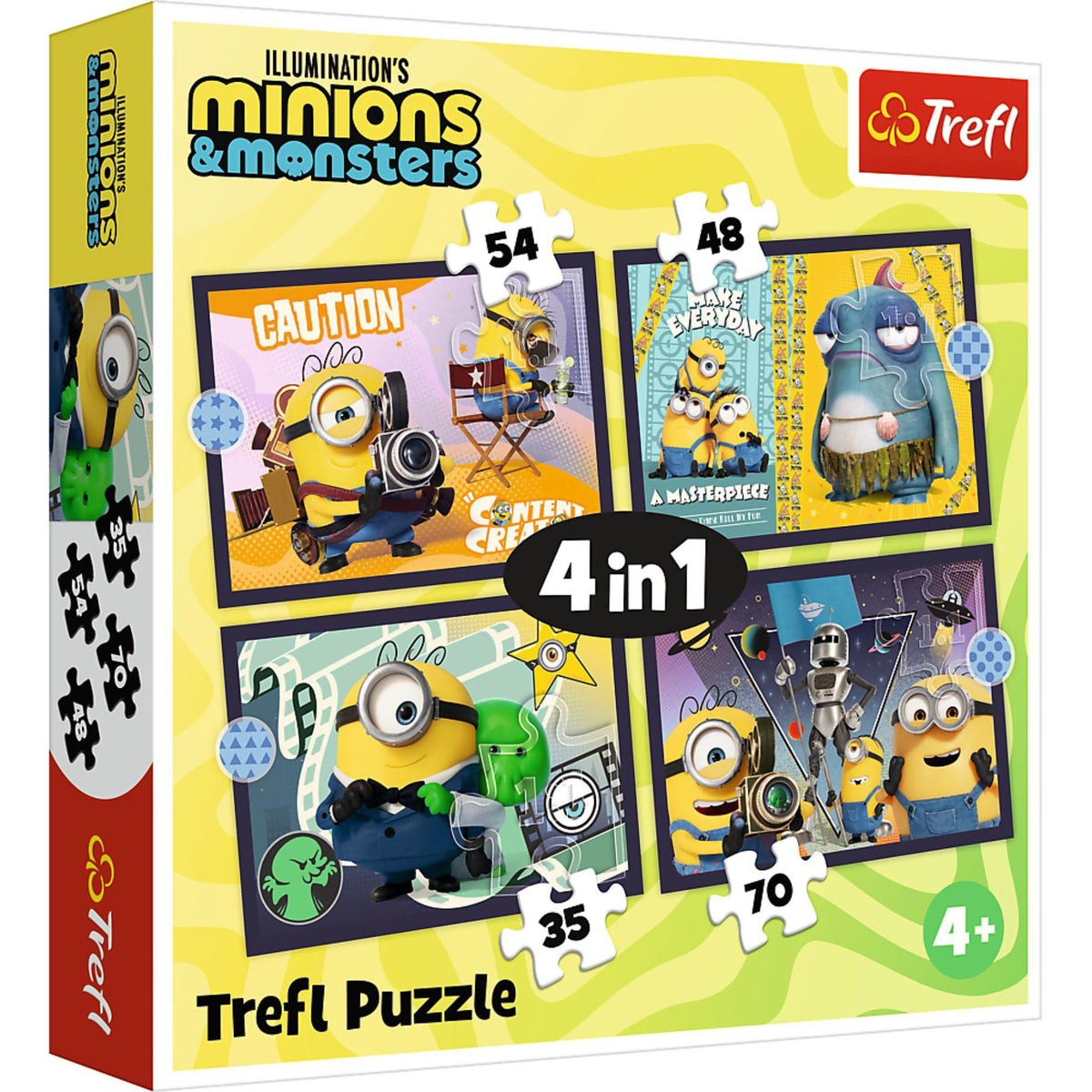 Trefl Puzzel The Minions  4 in 1 35 48 54 70 stukjesstukjes
