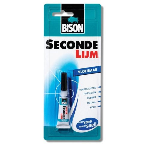BISON SECONDELIJM VLOEIBAAR CONTROL 3GR TUBE