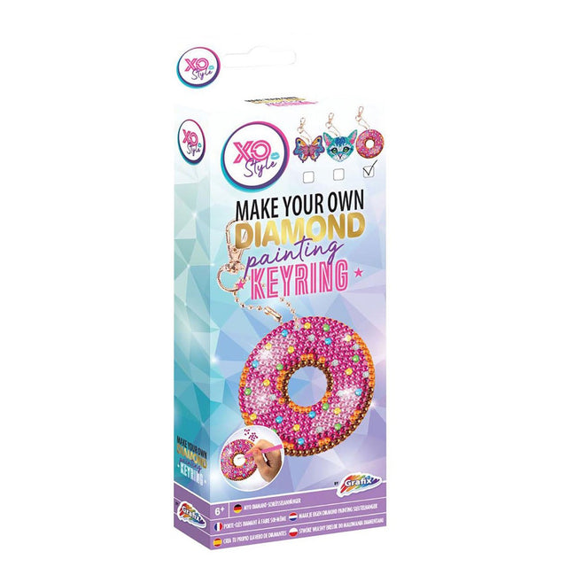 Diamond Painting Sleutelhanger Maken donut