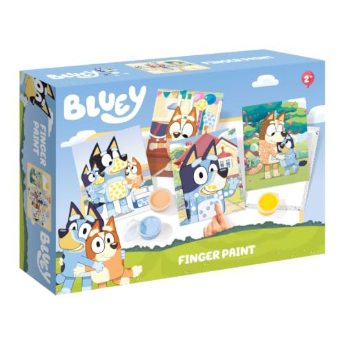 totum Bluey vingerverf set