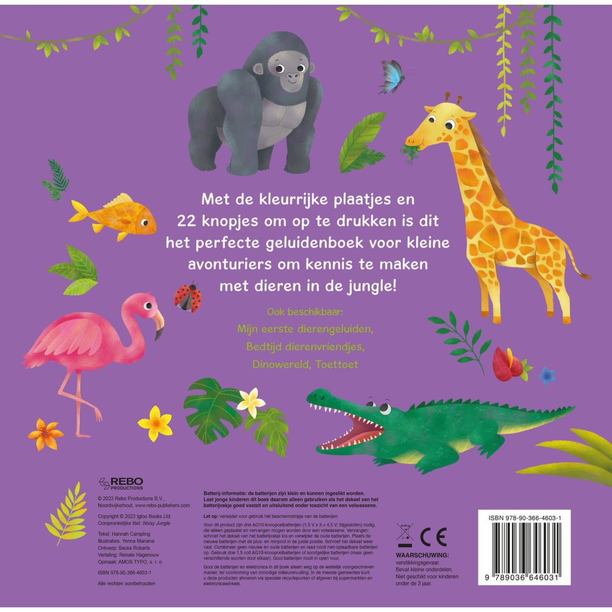 Boek Geluidenboek Jungle Geluiden 2