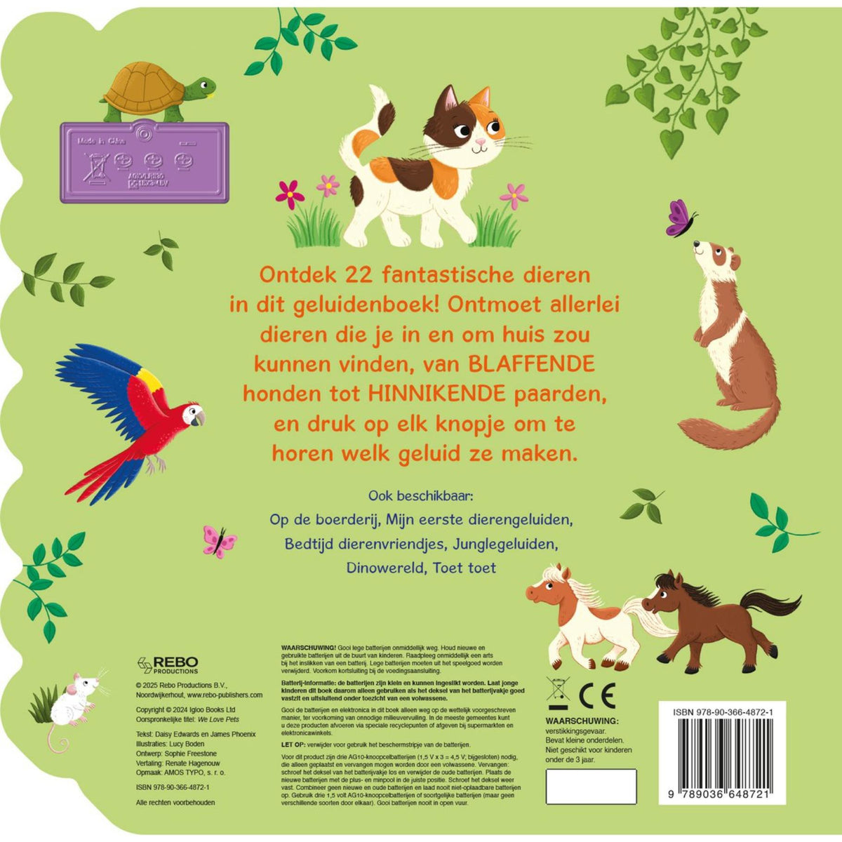 Boek Geluidenboek Vrolijke Huisdieren 2