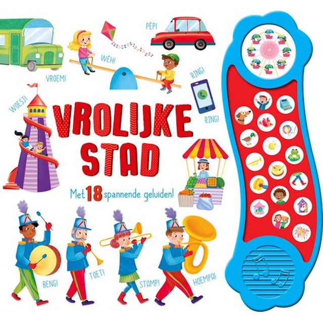 Boek Geluidenboek Vrolijke Stad