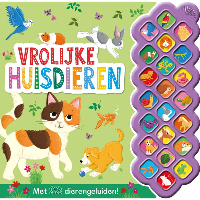 Boek Geluidenboek Vrolijke Huisdieren