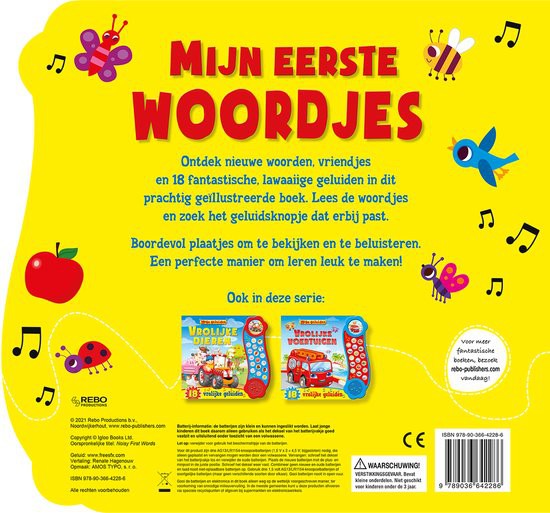Boek Geluidenboek Mijn Eerste Woordjes 2