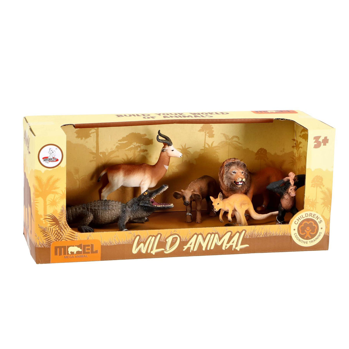 Wilde dieren set 6 delig