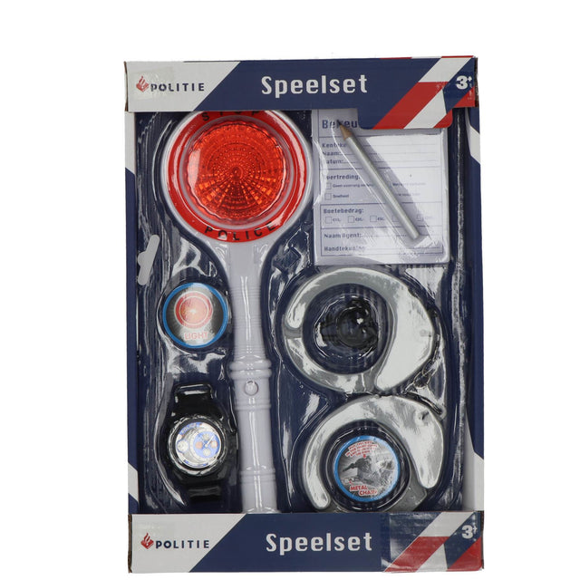 Politie speelset met bonnenboekje