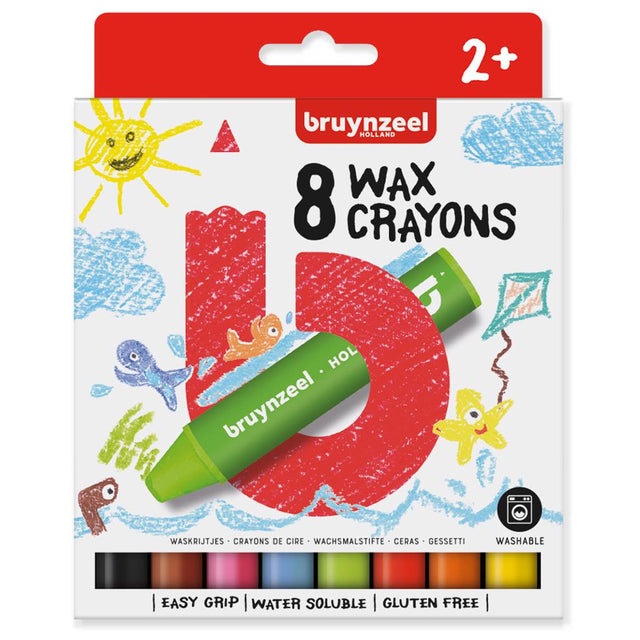 Bruynzeel Waskrijtjes 8 Stuks