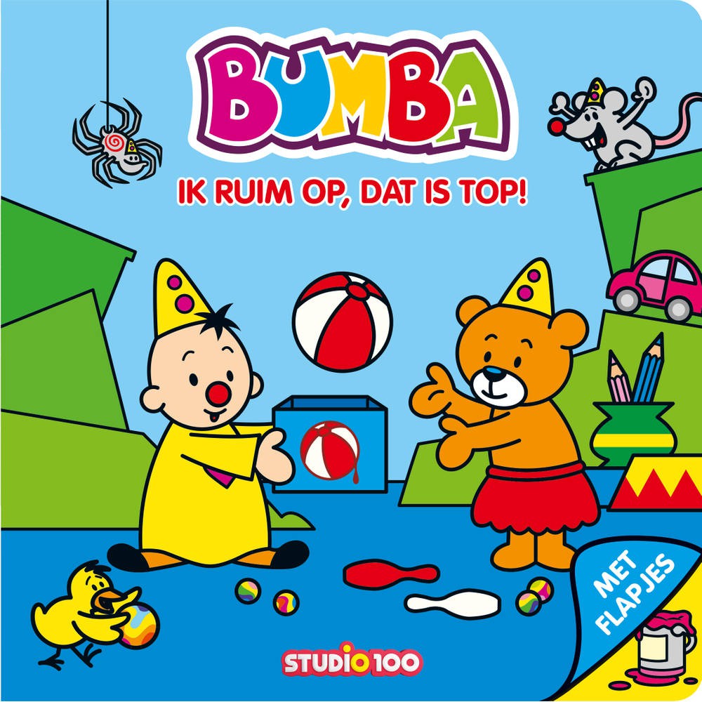 Bumba Kartonboek Met Flapjes - Ik Ruim Op Dat Is Top!