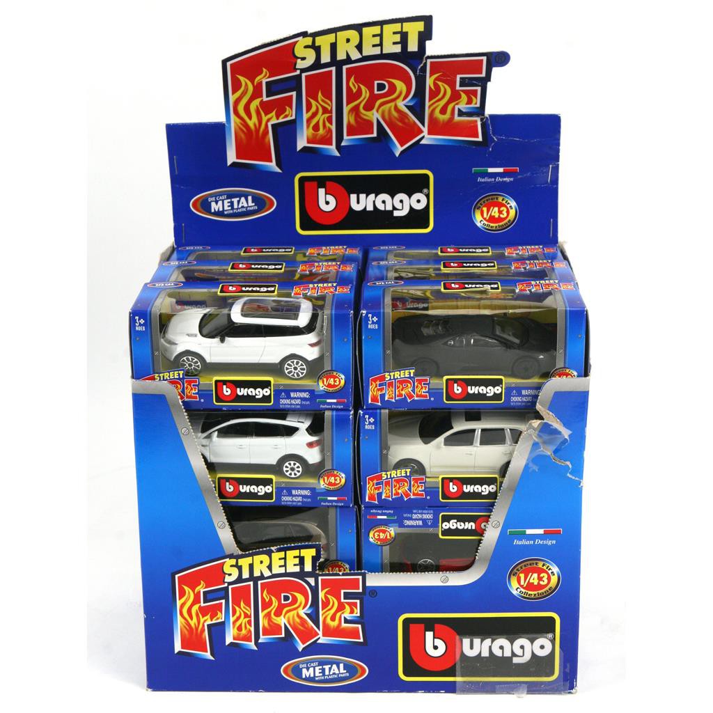 BURAGO AUTO 1:43 STREET FIRE  PORSCHE CAYENNE TURBO 2