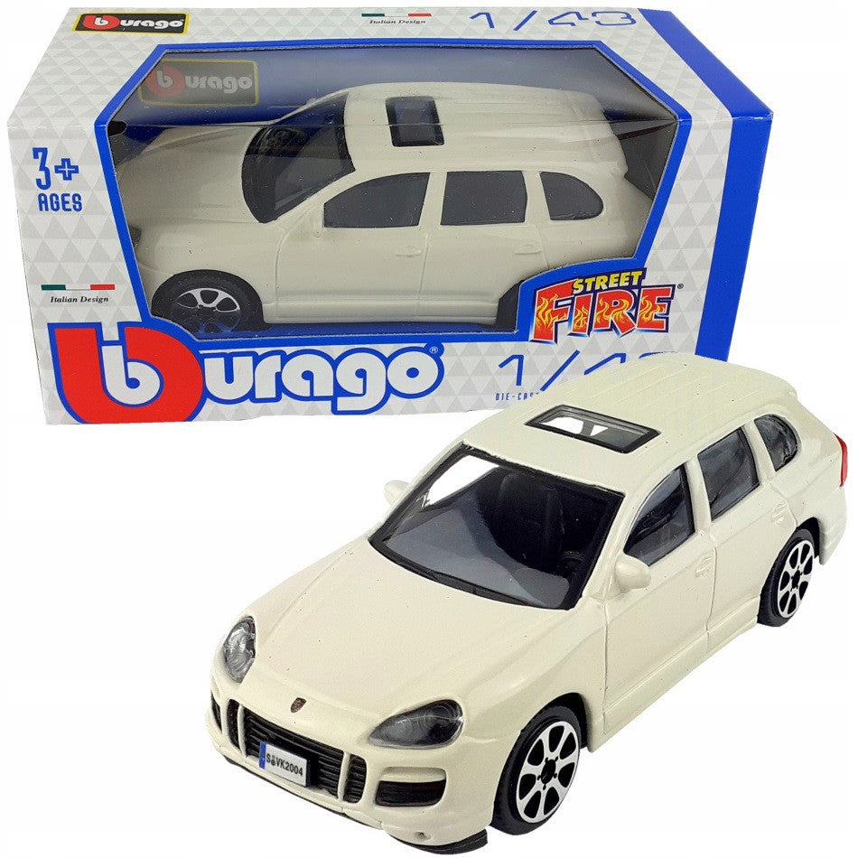 BURAGO AUTO 1:43 STREET FIRE  PORSCHE CAYENNE TURBO