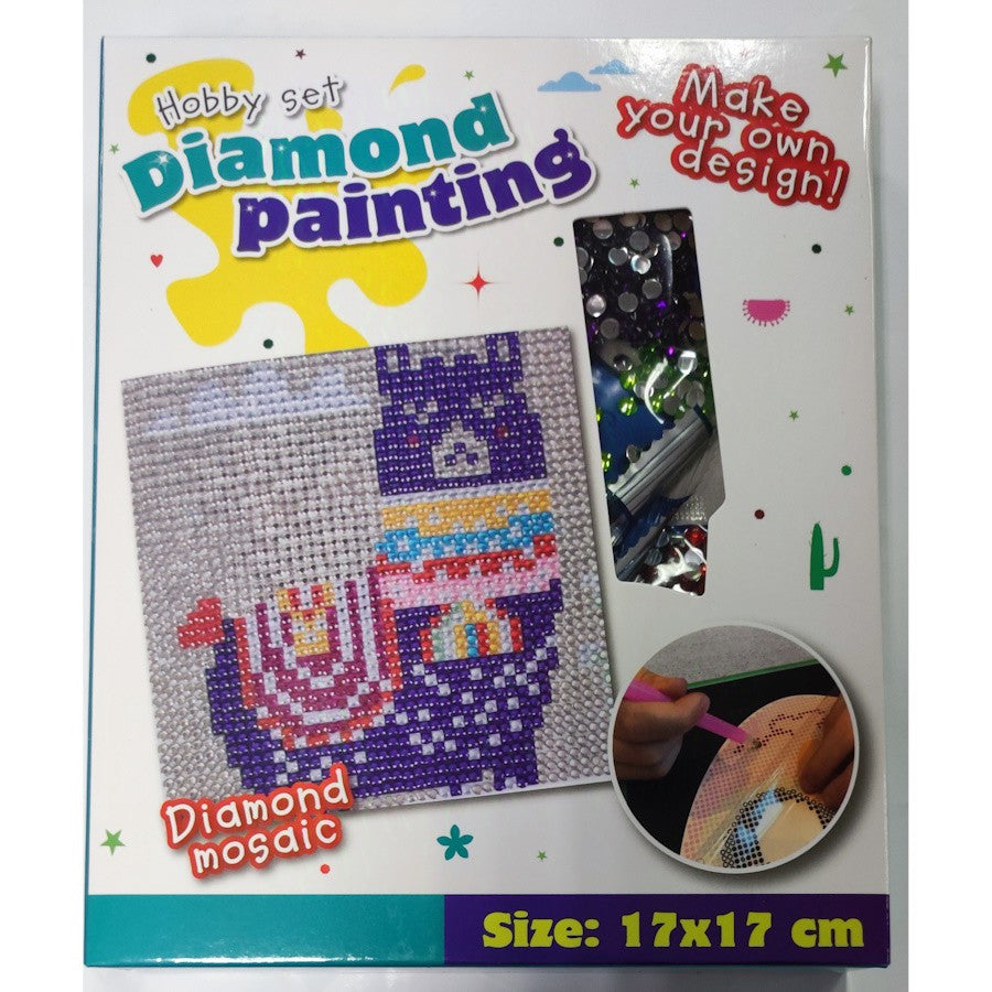 Diamond Painting set  Lama  17x17cm