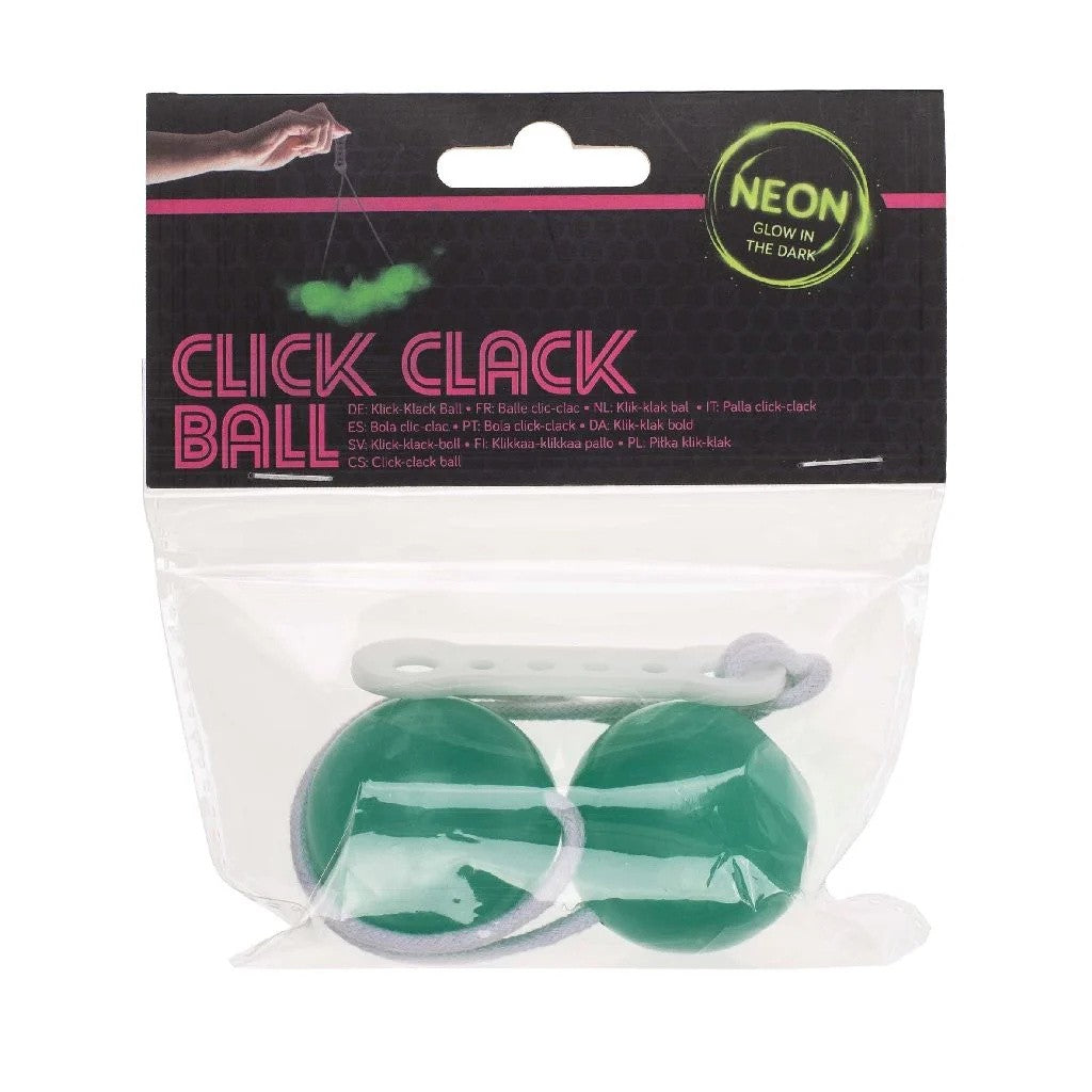 Click Clack  ball  Glow in the Dark groen 3