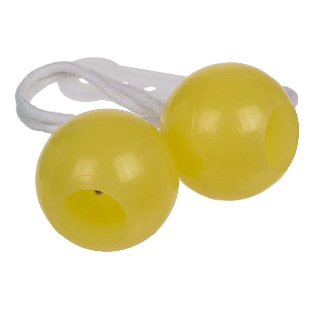 Click Clack  ball  Glow in the Dark geel