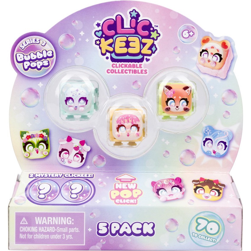 Clickeez Series 3 - 5 Pack - Fidget assortie 2