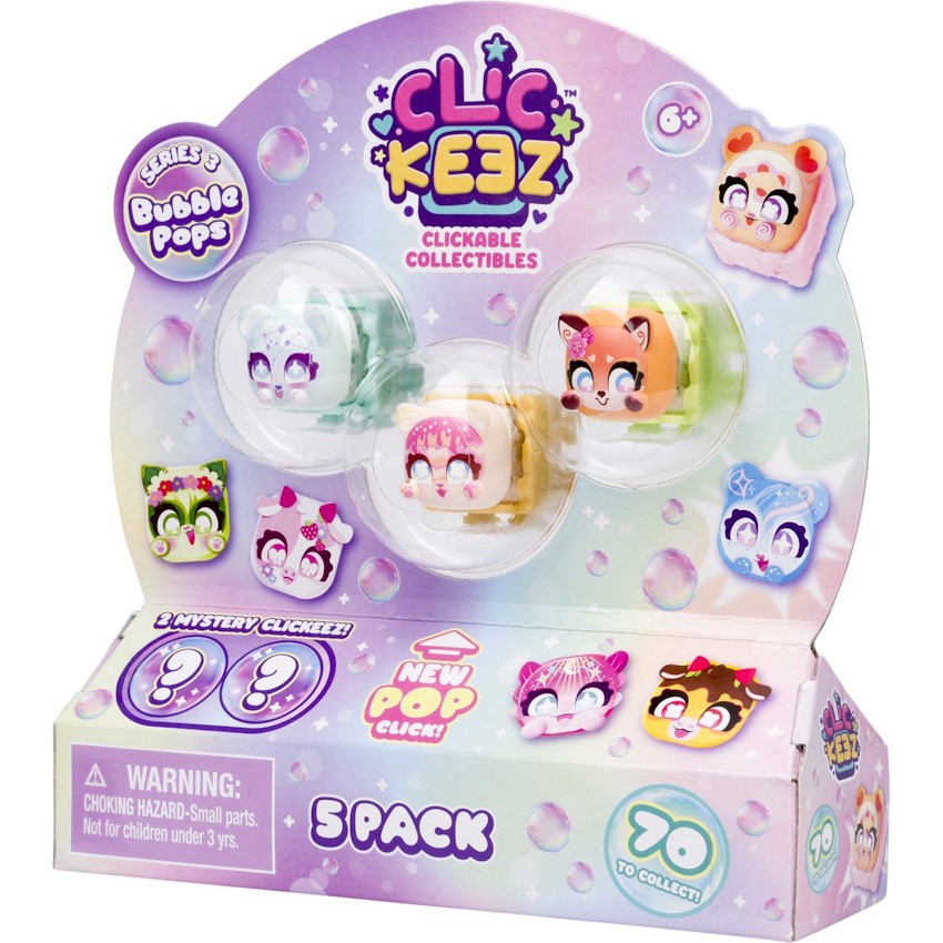 Clickeez Series 3 - 5 Pack - Fidget assortie