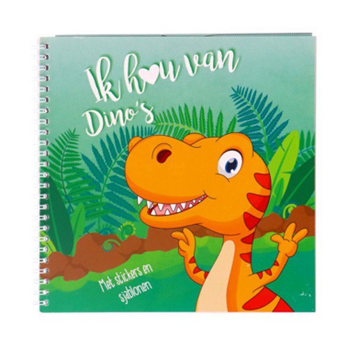 Kleur Doeboek Ik Hou Van Dino's