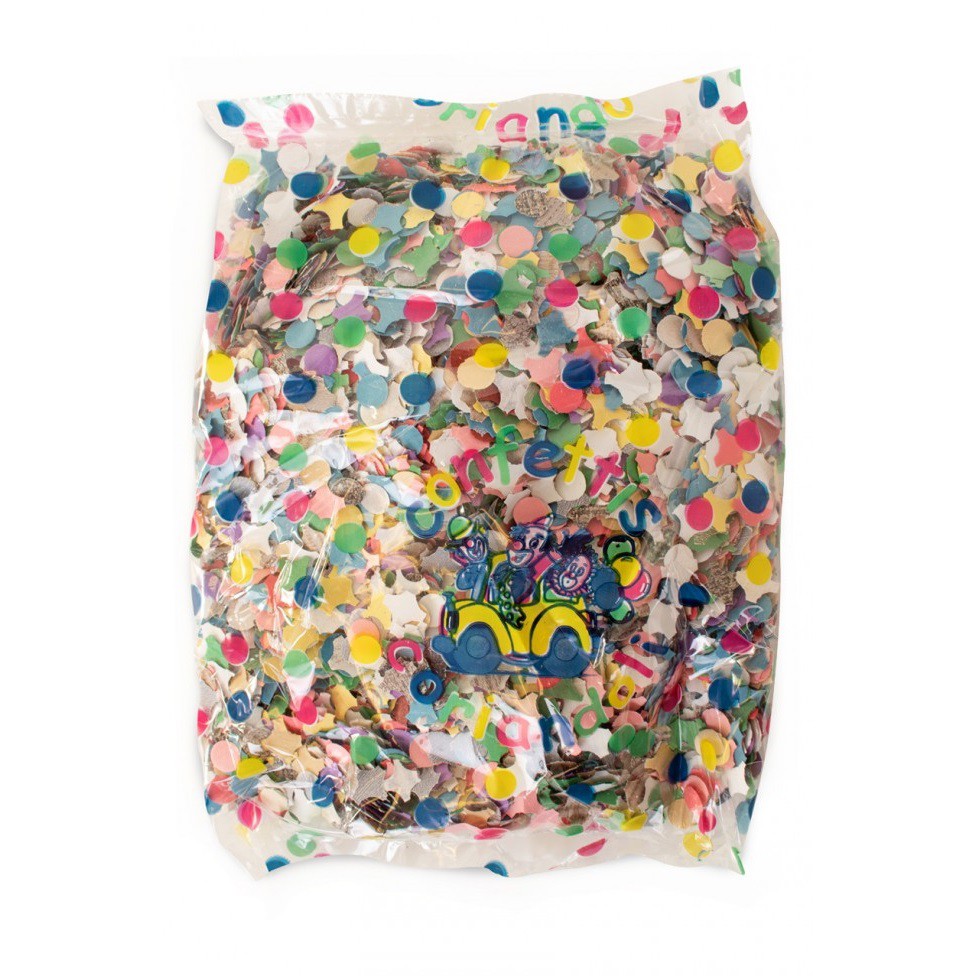 Confetti kantig bont zakje 100 gram