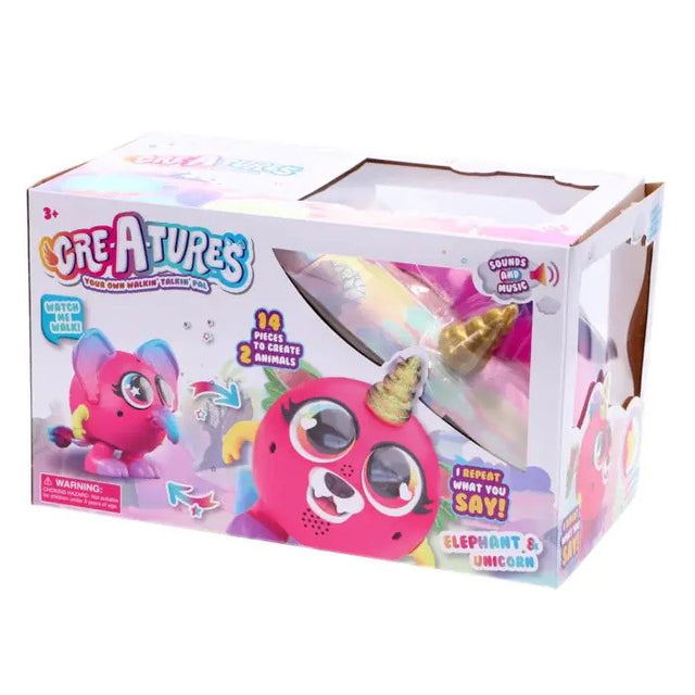 Crea-A-Tures Create Your Own Elephant & Unicorn rose