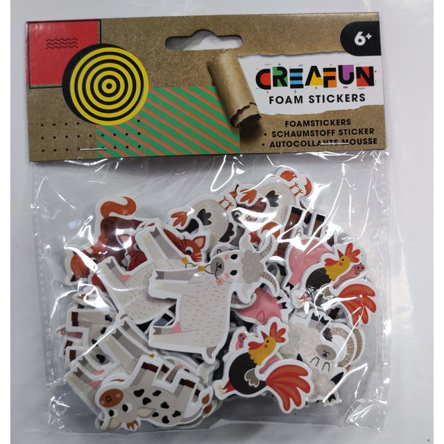 Creafun stickers foam boerderi
