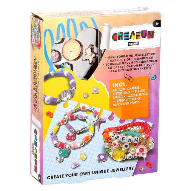 Creafun Trend maak je eigen sieraden kit  letters