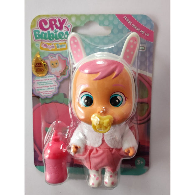 Cry Babies Magic Tears Dress Me Up Babypop konijn met jurk