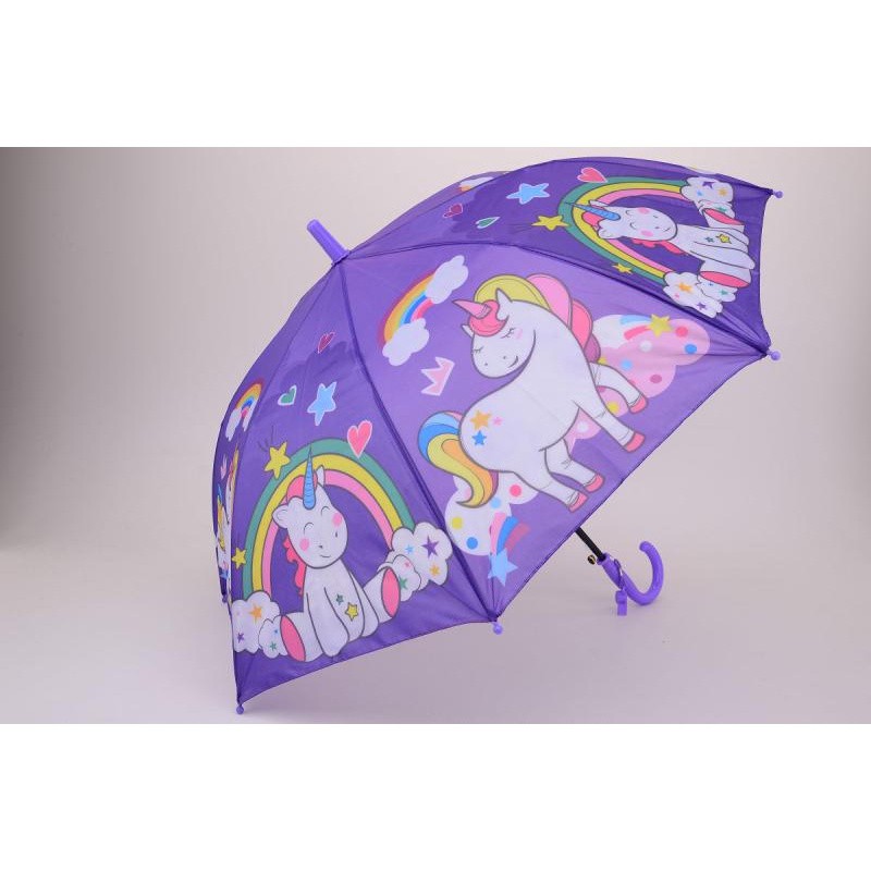 Paraplu unicorn  paars